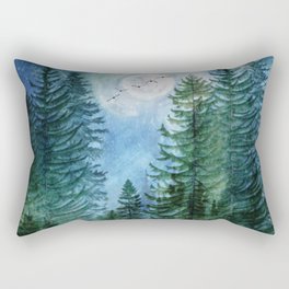 Silent Forest Rectangular Pillow