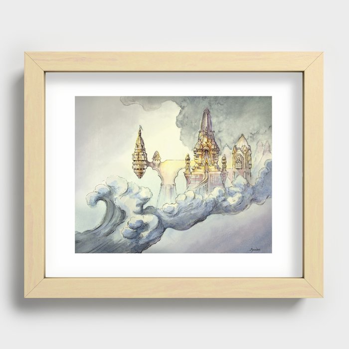 Celestial Palace Recessed Framed Print