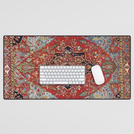 Heriz  Antique Persian Rug Print Desk Mat