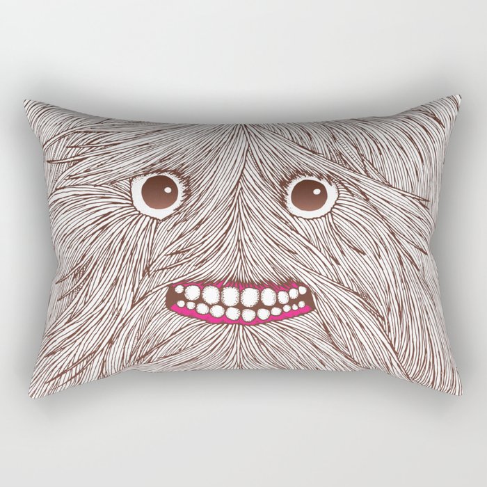 Hairy Guy Rectangular Pillow