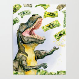 A Rich T-Rex Poster