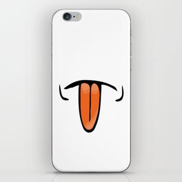 Stick your tongue out iPhone Skin