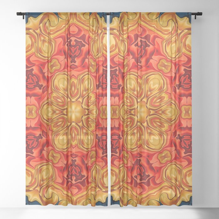 High Culture Mandala Sheer Curtain