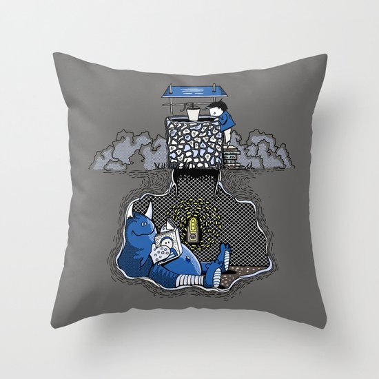 Nightlights and Oven Mitts Throw Pillow