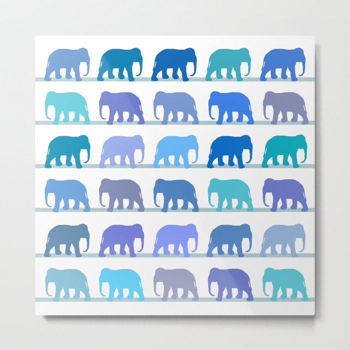 Elephant Parade Metal Print