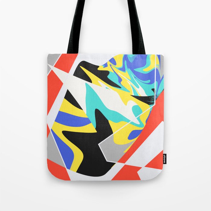 Abstract design pattern multicolored Tote Bag by ACKelly Society6