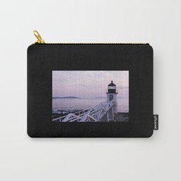 lighthouse at sunset Carry-All Pouch | Obx, Robert Eggers, The Lighthouse, Film, Sea, Graphicdesign, Lighthouse, Movie, Outer Banks, Vintage 