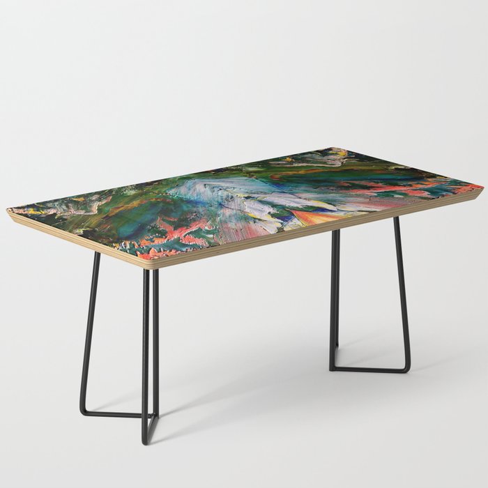 Abstract art. #1461 01 wW . Ethnic trending decor Coffee Table