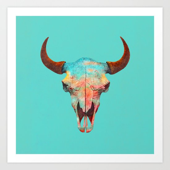 Turquoise Sky Art Print