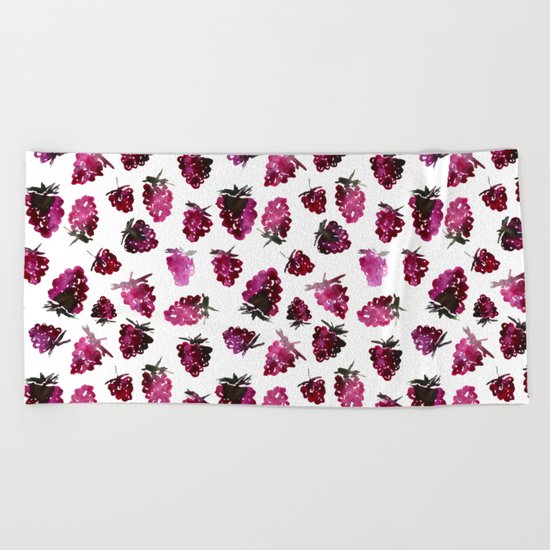 Blackberries Beach Towel