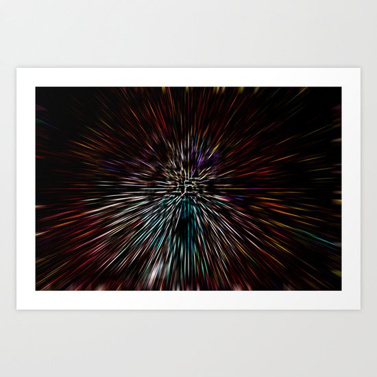 3D abstract Art Art Print