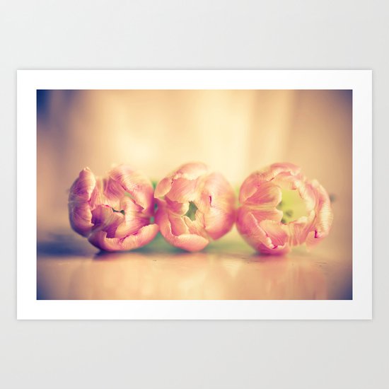 Side by Side (Tulips) Art Print