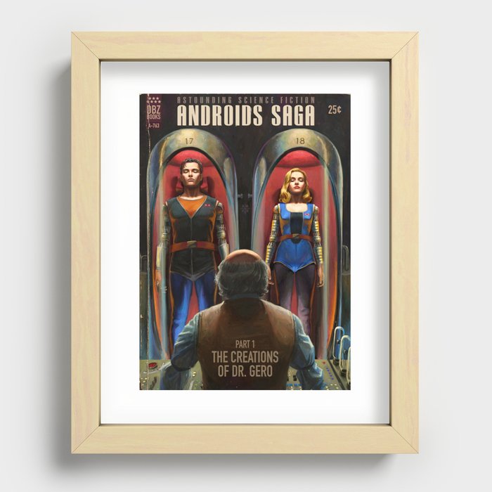 Androids Saga - The Creations of Dr Gero Recessed Framed Print