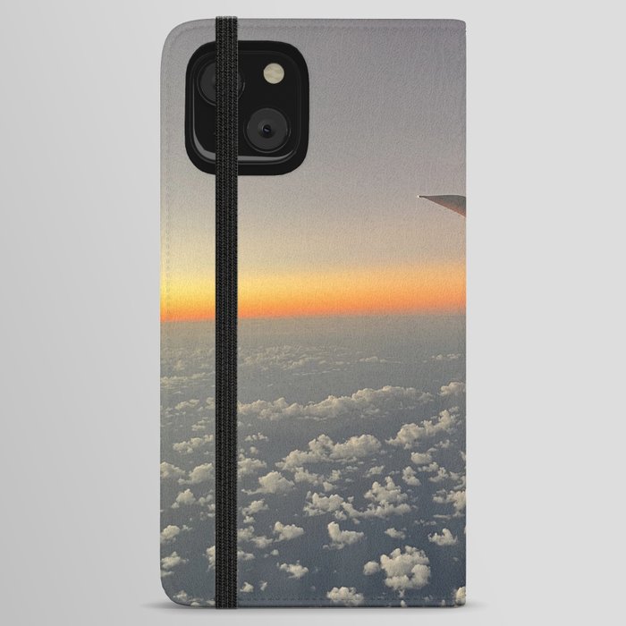 Airplane Sunset iPhone Wallet Case