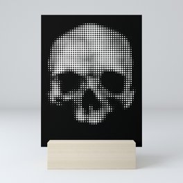 Retro Skull Print Mini Art Print