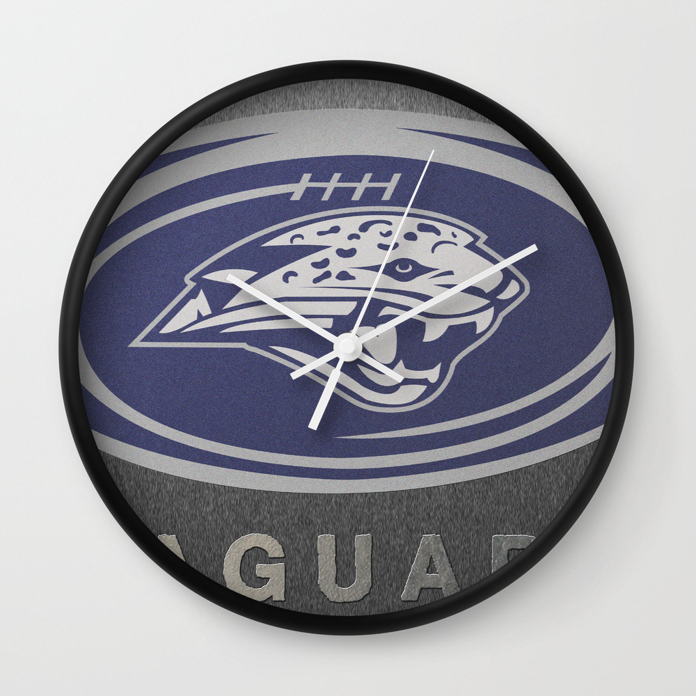 Mill Valley High School Jaguars Football Wall Clock By