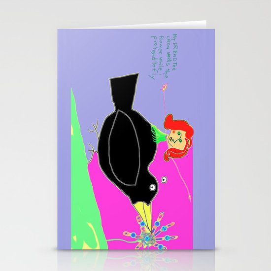wimsy and the crow Stationery Cards