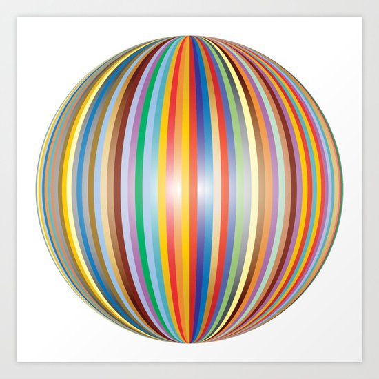 Color prisme Art Print