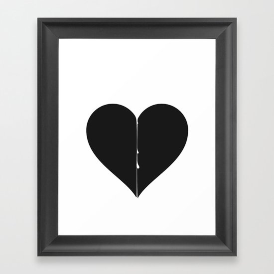 Love hurts Framed Art Print