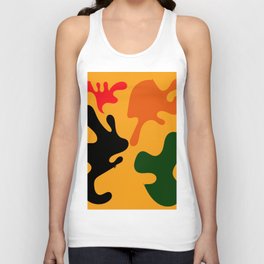 4  Matisse Cut Outs Inspired 220602 Abstract Shapes Organic Valourine Original Unisex Tank Top