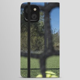Paddle tennis iPhone Wallet Case