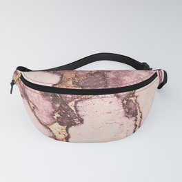 GEMSTONE AND GOLD BLUSH ROSE Fanny Pack