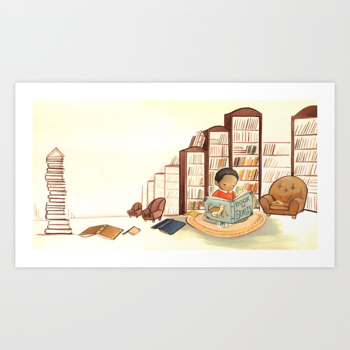 Reading Boy by Emily Winfield Martin Art Print