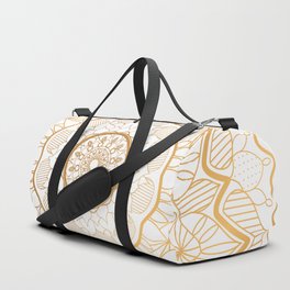 Luxury gold mandala Duffle Bag