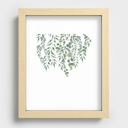 Eucalyptus Leaves  Recessed Framed Print