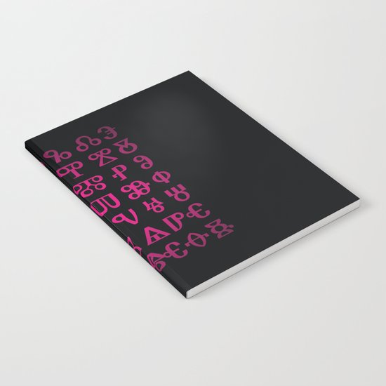 Glagolitic Alphabet Notebook
