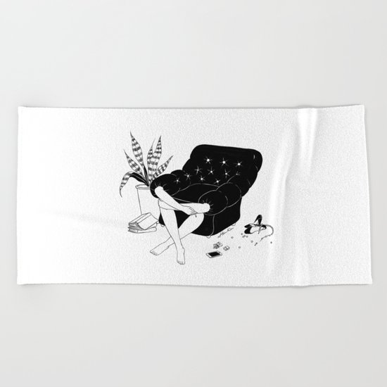 Sunday Mood Beach Towel