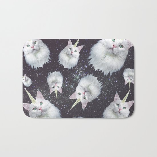 Unicorn Cat Bath Mat