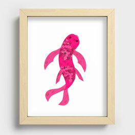 Heart Koi Fish Recessed Framed Print