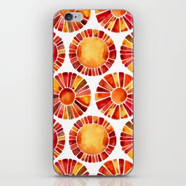 Sun Rays – Red & Orange iPhone Skin