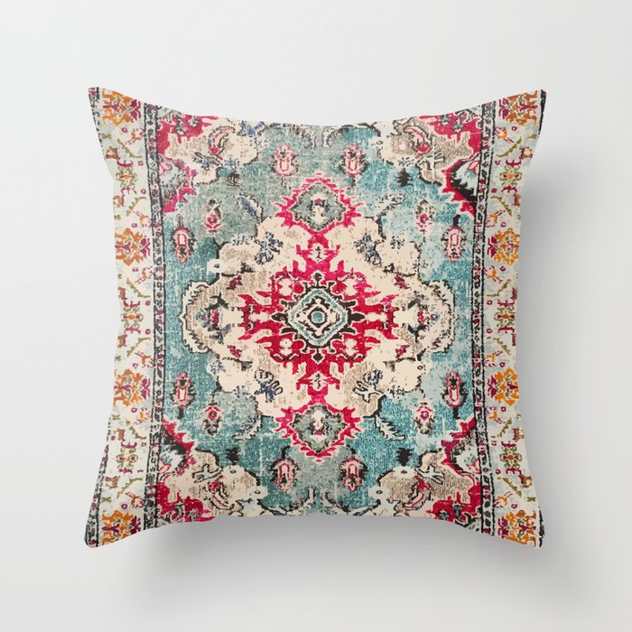 Heritage Oriental Traditional Vintage, Persian Rug Style Throw Pillows