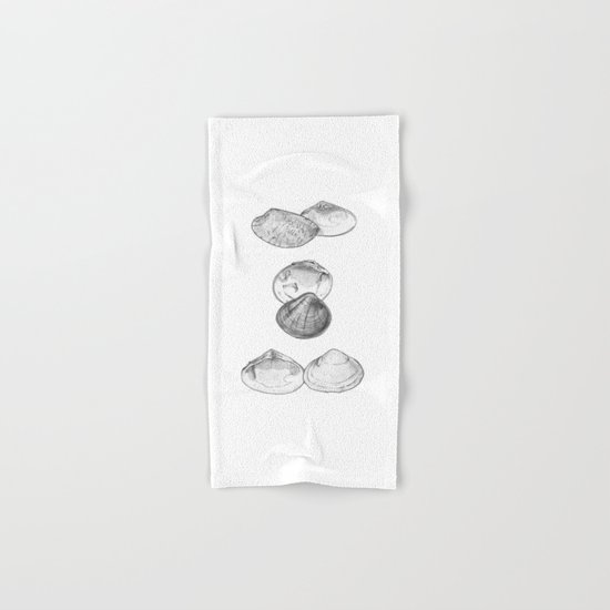 Bivalvia serie 1 Hand & Bath Towel