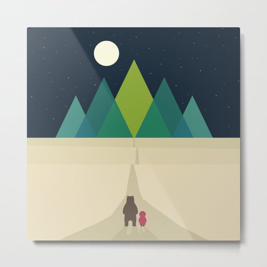 Long Journey Metal Print