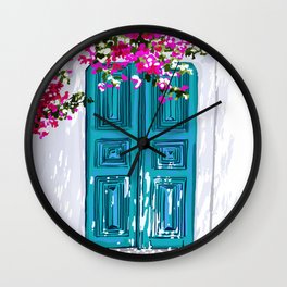 Another Santorini Home Wall Clock