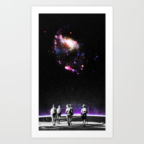 Explore The Unknown Art Print