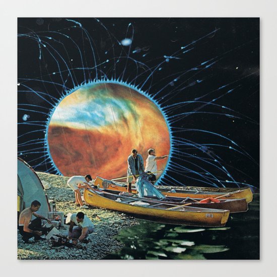 black hole... Canvas Print