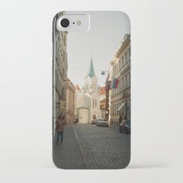 Magical moments of light in Riga iPhone Case