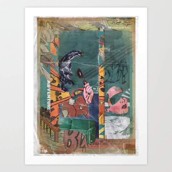 Secret Identity Art Print