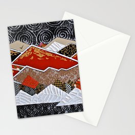 Rocky Mountains Wild (Red) - Landscape Stationery Cards