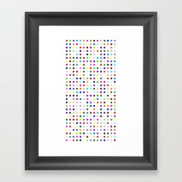 Big Hirst Polka Dot Framed Art Print