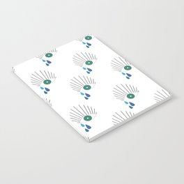 tears in your eyes print  Notebook