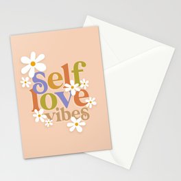 Self Love Vibes - Earthy  Stationery Card