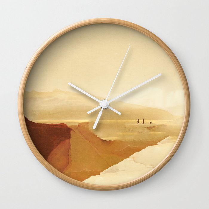 Sunset Walk Wall Clock