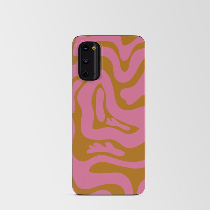 17 Abstract Liquid Swirly Shapes 220725 Valourine Digital Design Android Card Case
