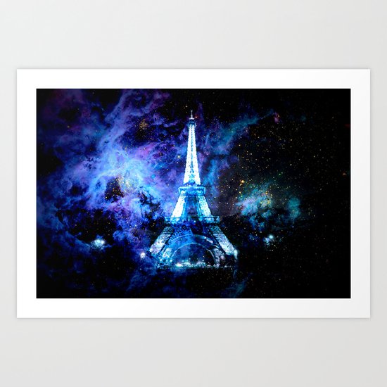 paRis galaxy dreams Art Print