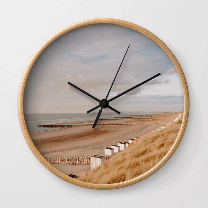 Beautiful beach view  Wall Clock